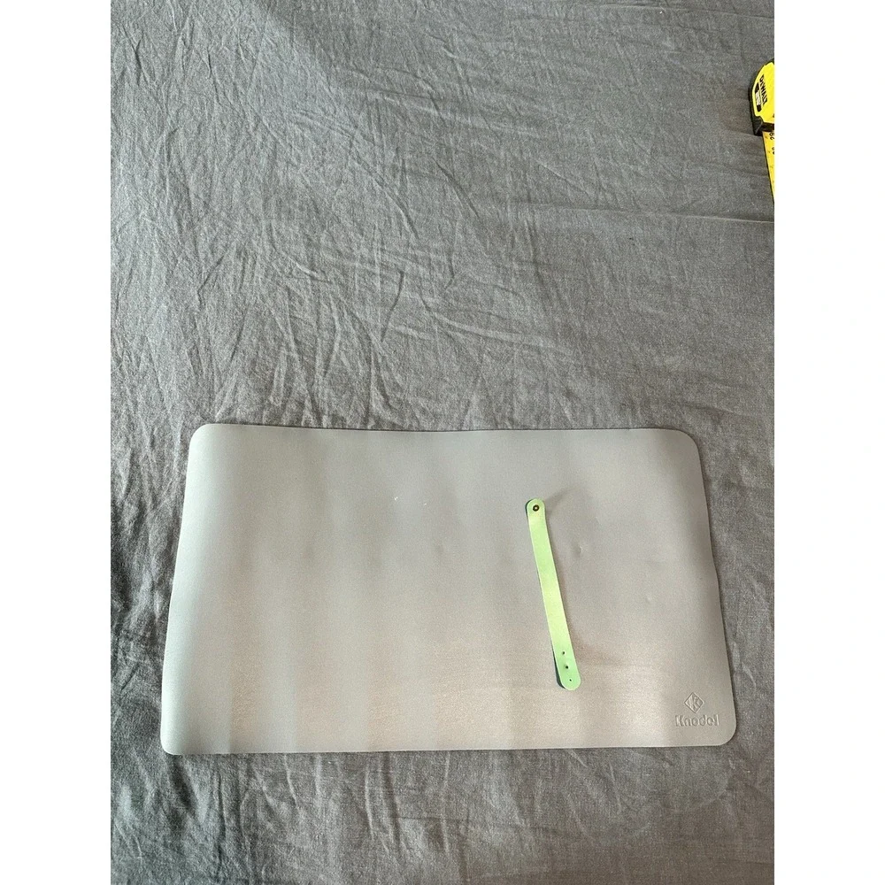 K KNODEL Small Office Leather Desk Mat, Mouse and Keyboard Pad, Computer and Lap